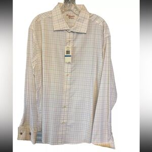 Penguin munsingwear Men's White Checkered Shirt
XL